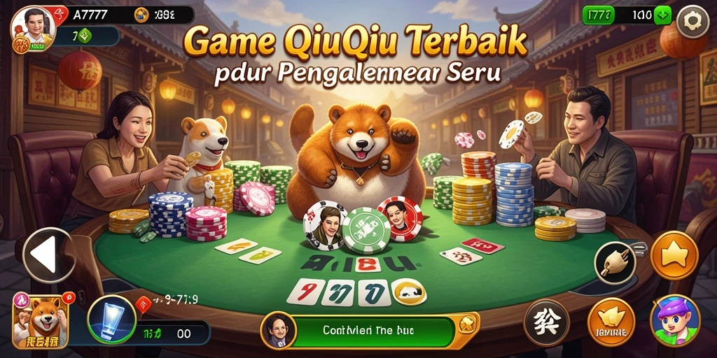 Gameplay A7777 yang seru dengan suasana QiuQiu yang autentik.