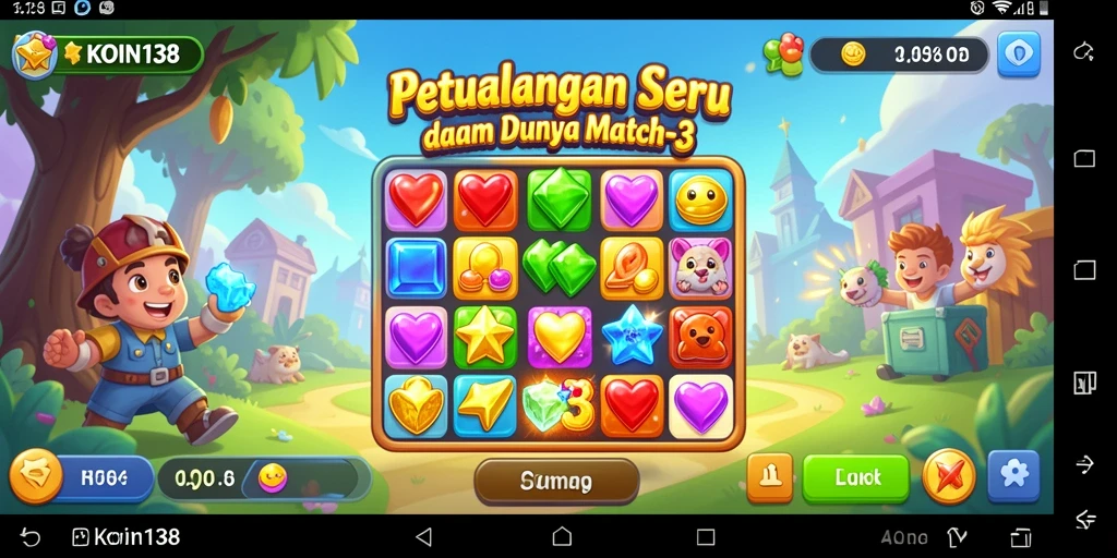 Gameplay seru dengan pencocokan ikonik di KOIN138.