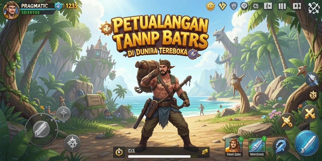 Tangkapan layar yang menunjukkan gameplay seru di dunia terbuka PRAGMATIC123.