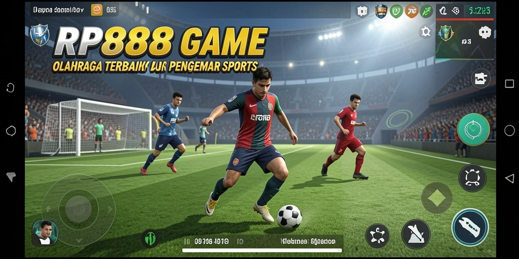 Gameplay seru dan kompetitif di RP888 dengan berbagai tim olahraga.