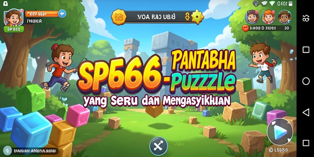 Tangkap layar utama gameplay SP666 menampilkan tantangan Puzzle yang mendebarkan.